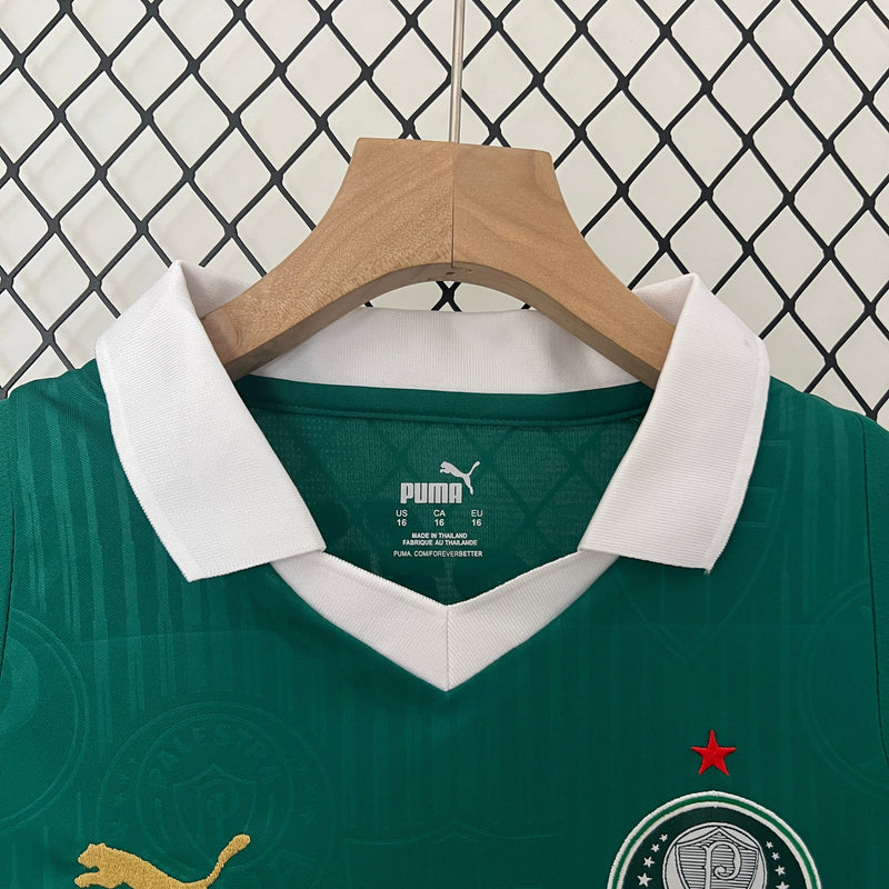 Camiseta y Pantalones para niños Palmeiras Home 24/25