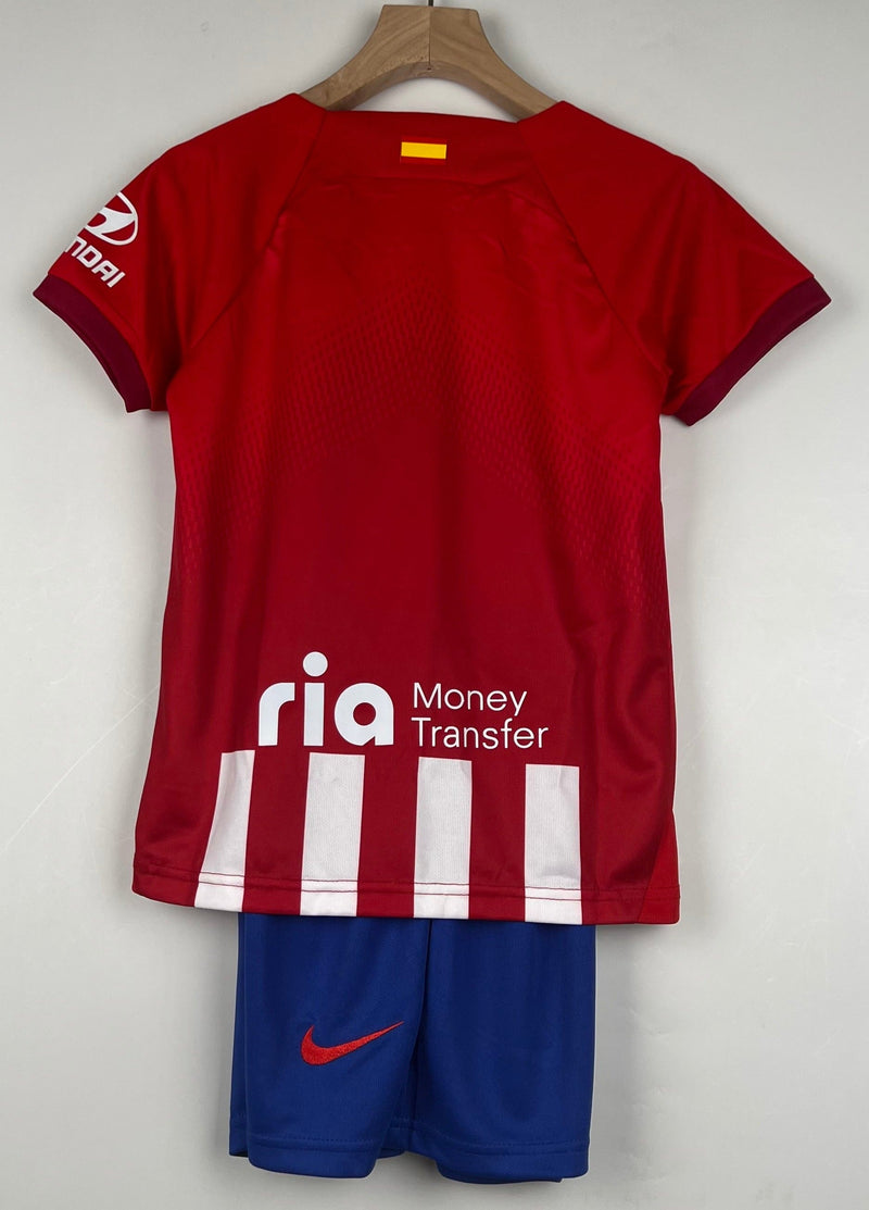 Camiseta y Pantalones para niños Atletico de Madrid Home 23/24
