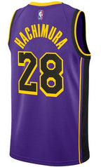 Los Angeles Lakers Rui Hachimura Purple Jersey - Statement Edition