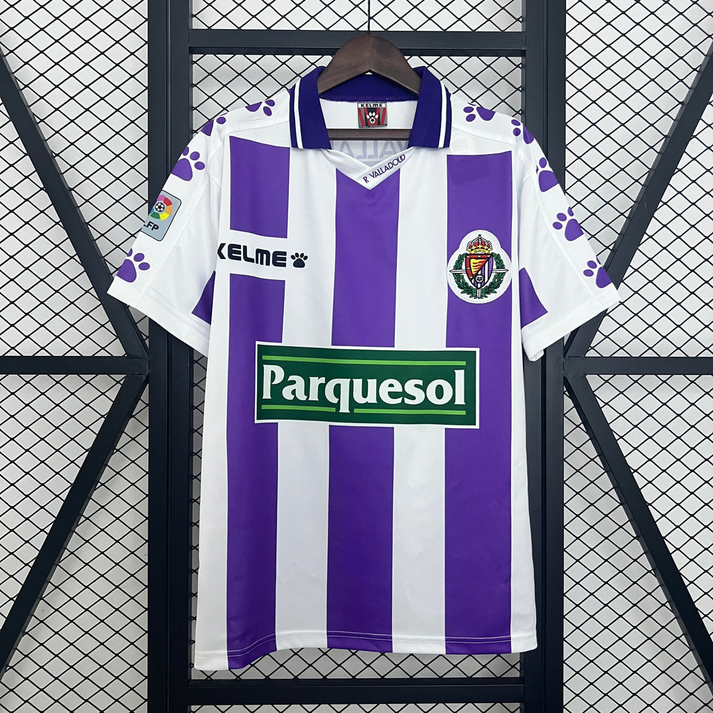 Camiseta Retro Real Valladolid 95/96 - Con Parche LFP