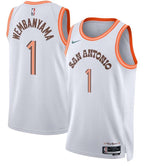 Camiseta San Antonio Spurs - Victor Wembanyama White 2023/24