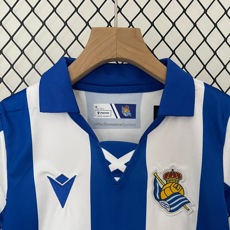 Camiseta y Pantalones para niños Real Sociedad Home 24/25