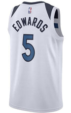 Minnesota Timberwolves Anthony Edwards White -  Association Edition Swingman Jersey