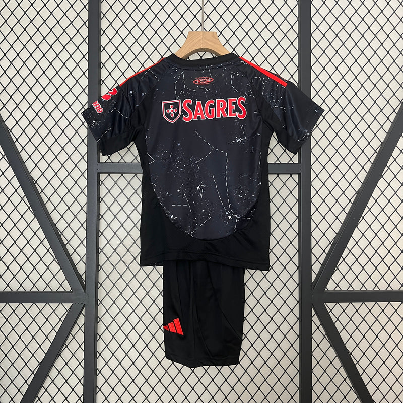 Camiseta y Pantalones para niños Benfica Away 24/25