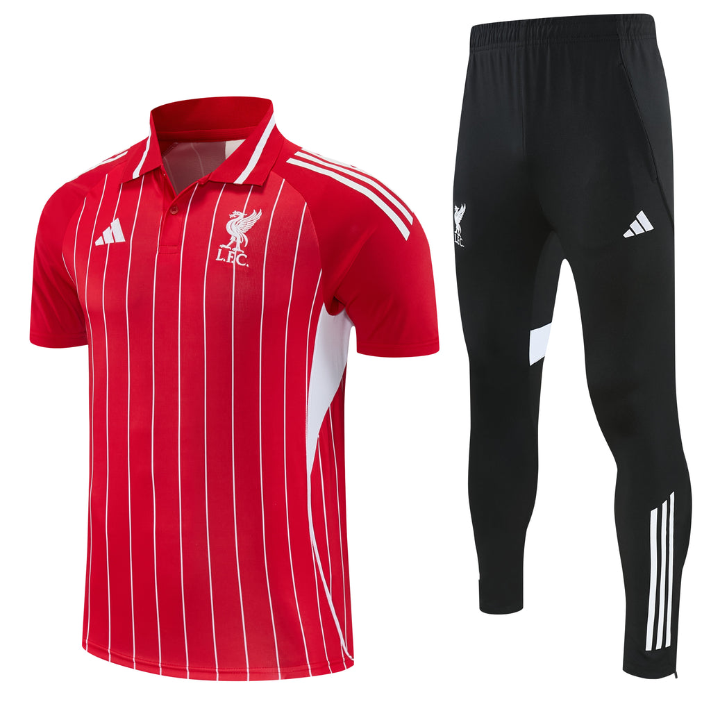 Conjunto Polo Liverpool US PACK 2025/26
