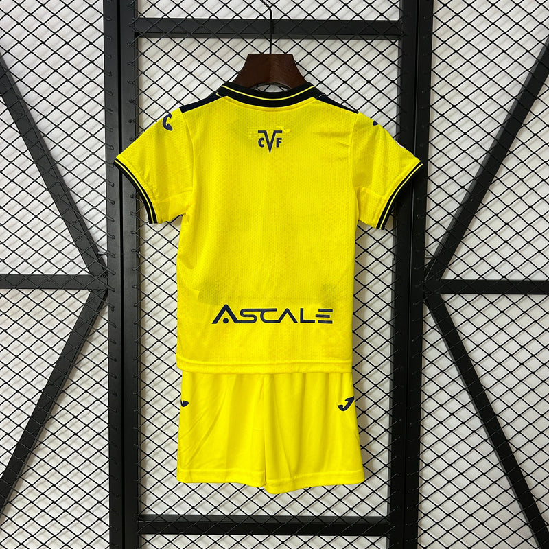 Camiseta y Pantalones para niños Villarreal Home 24/25