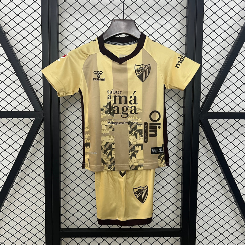 Camiseta y Pantalones para niños Málaga CF Third 24/25