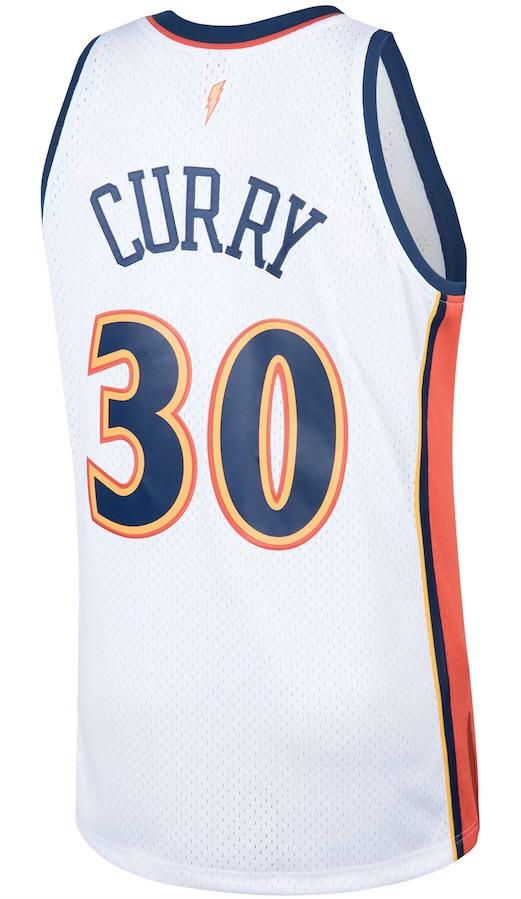 NBA Golden State Warriors NBA Stephen Curry  Retro 2009/10 Hardwood Classics