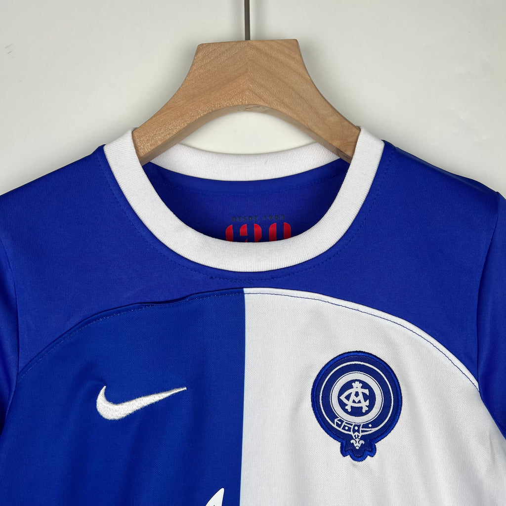 Camiseta y Pantalones para niños Atletico de Madrid  23/24 - 120 Años