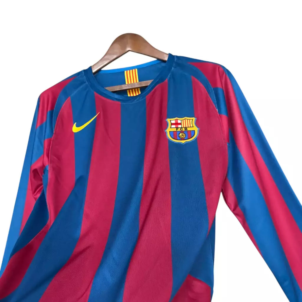 Camiseta FC Barcelona Manga Larga - Retro 2005/2006