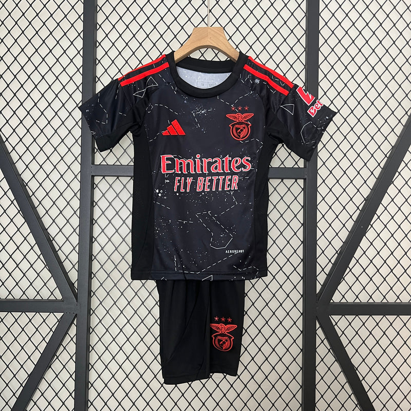 Camiseta y Pantalones para niños Benfica Away 24/25
