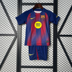 Camiseta y Pantalones para niños FC Barcelona Home 25/26