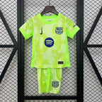 Camiseta y Pantalones para niños FC Barcelona Third 24/25