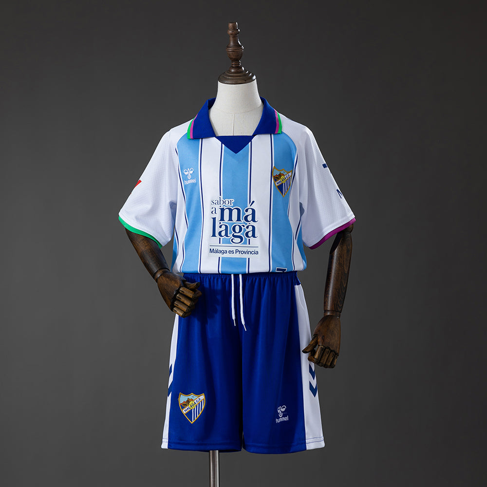 Camiseta y Pantalones para niños Málaga Home 2026/27
