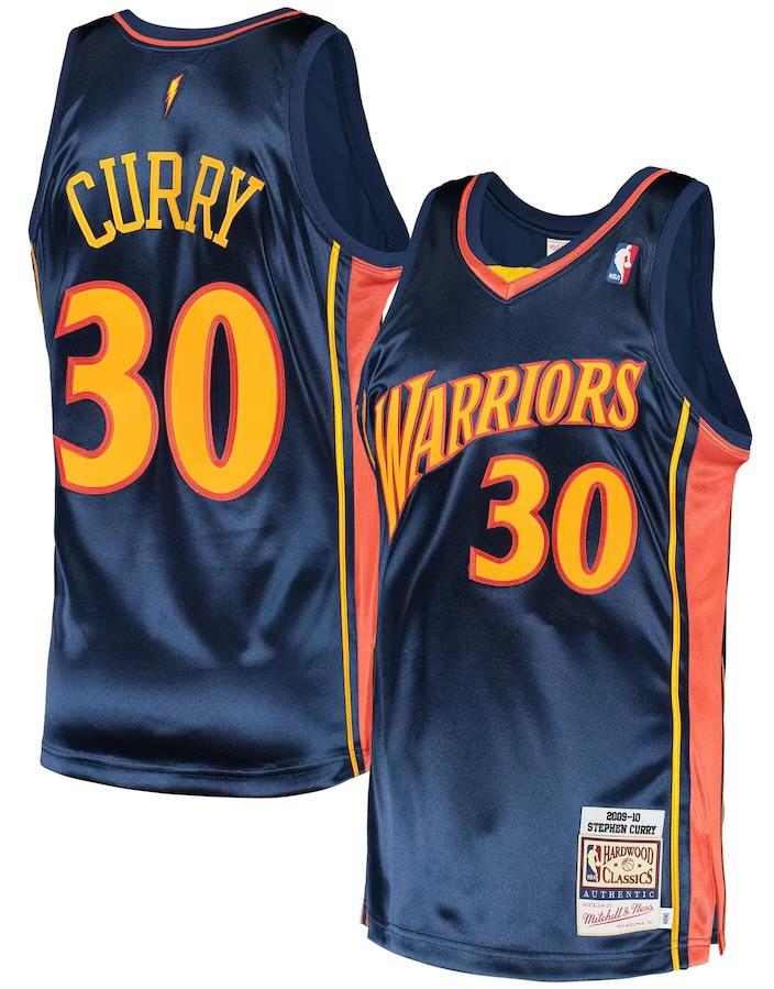 NBA Golden State Warriors NBA Stephen Curry  Retro 2009/10 Hardwood Classics