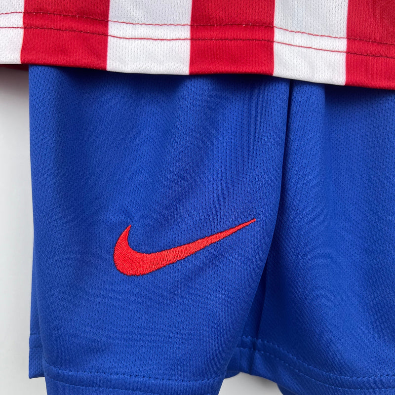 Camiseta y Pantalones para niños Atletico de Madrid Home 23/24