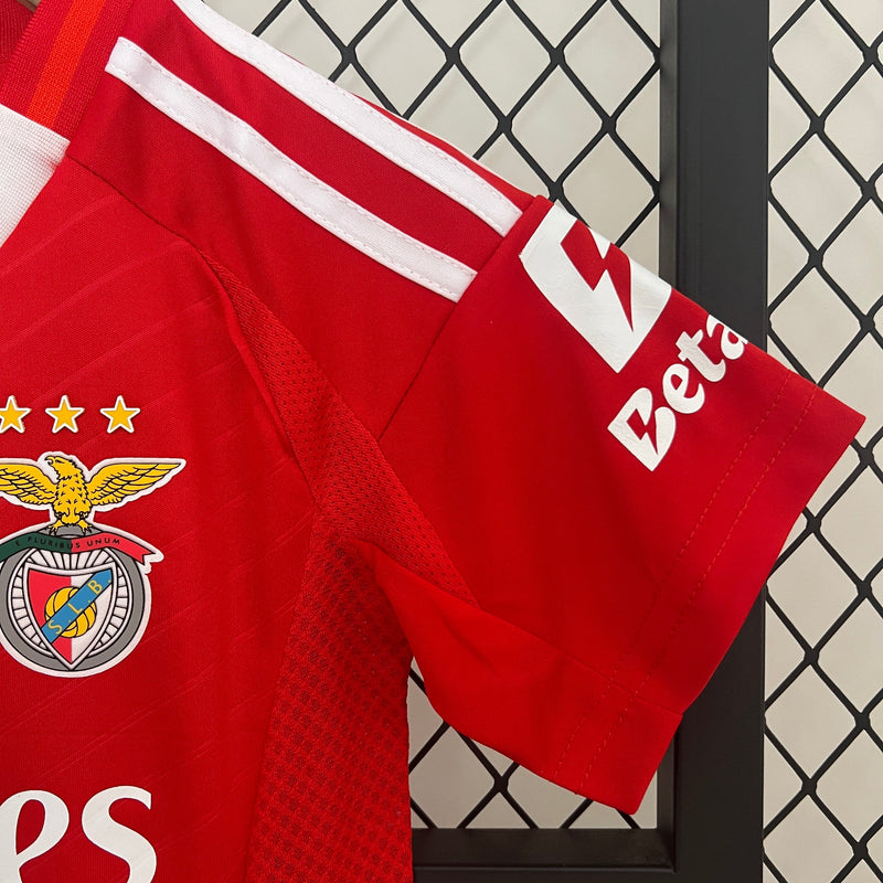 Camiseta y Pantalones para niños Benfica Home 24/25