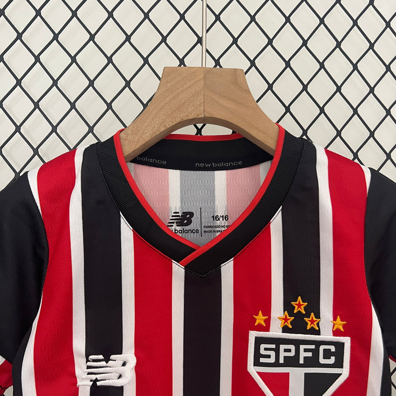 Camiseta y Pantalones para niños São Paulo Away 24/25