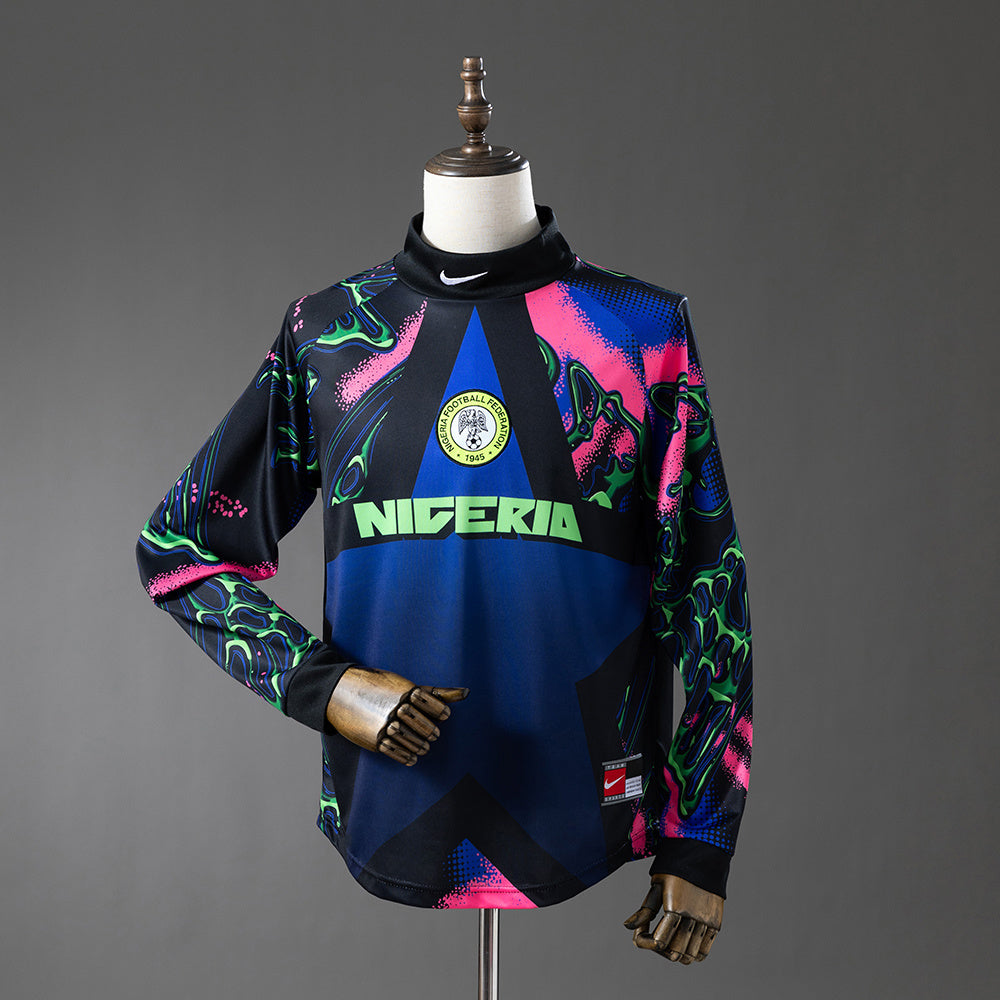 Camiseta Portero Nigeria 2026/27 - "Blue Volt"