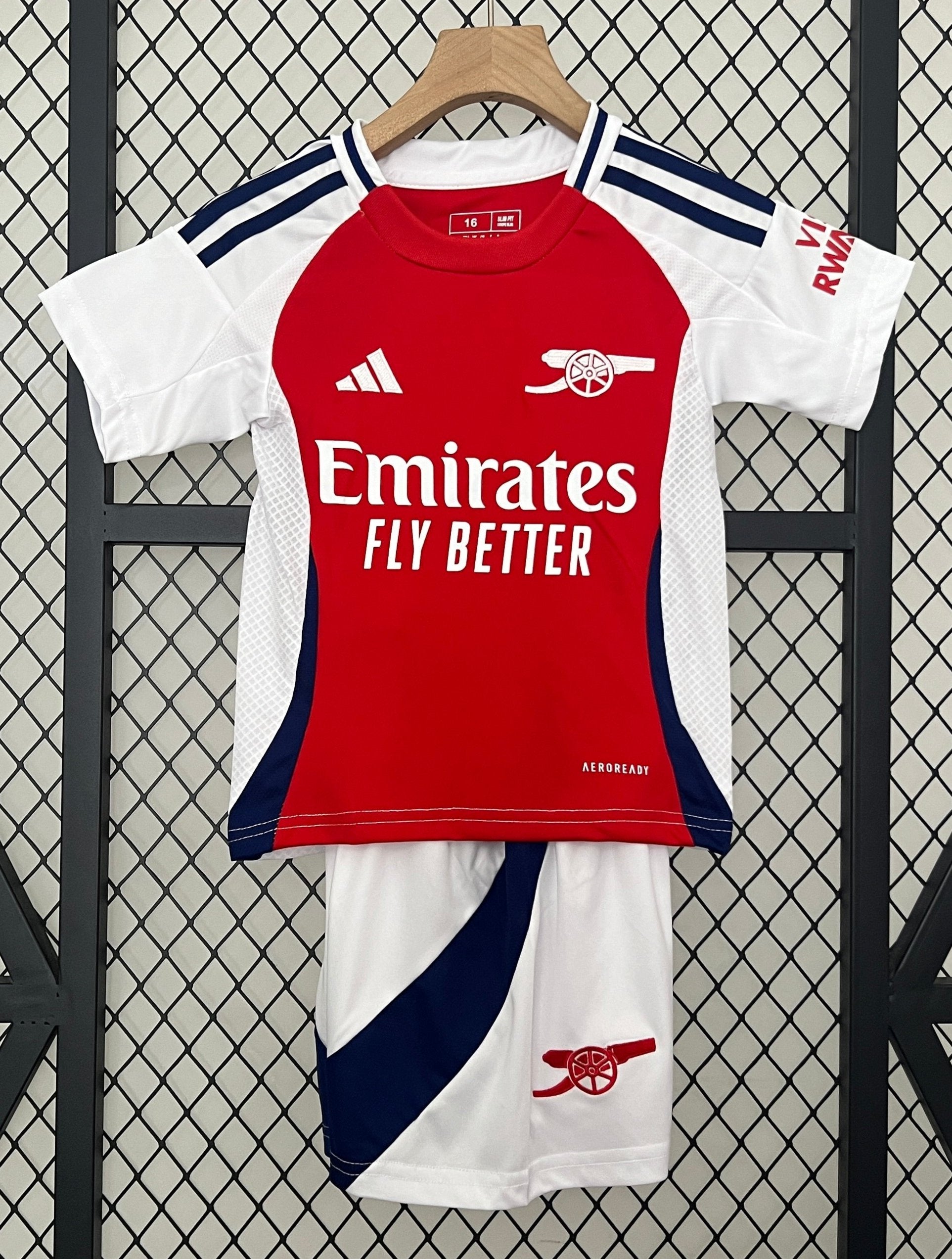 Camiseta y Pantalones para niños Arsenal Home 24/25