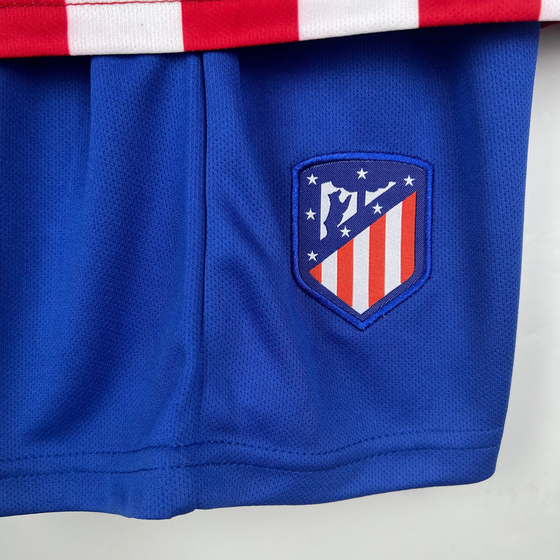 Camiseta y Pantalones para niños Atletico de Madrid Home 23/24