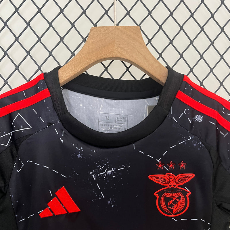 Camiseta y Pantalones para niños Benfica Away 24/25