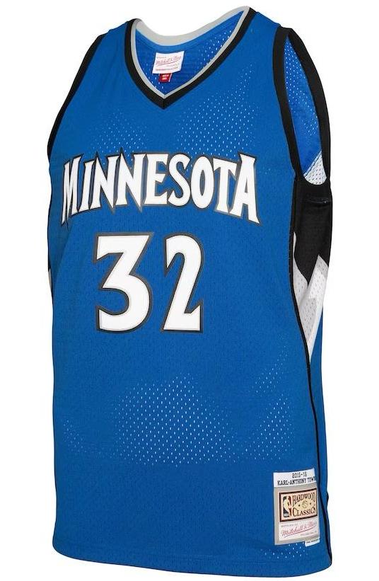 NBA Timberwolves Karl-Anthony Towns Blue 2015/16 Jersey