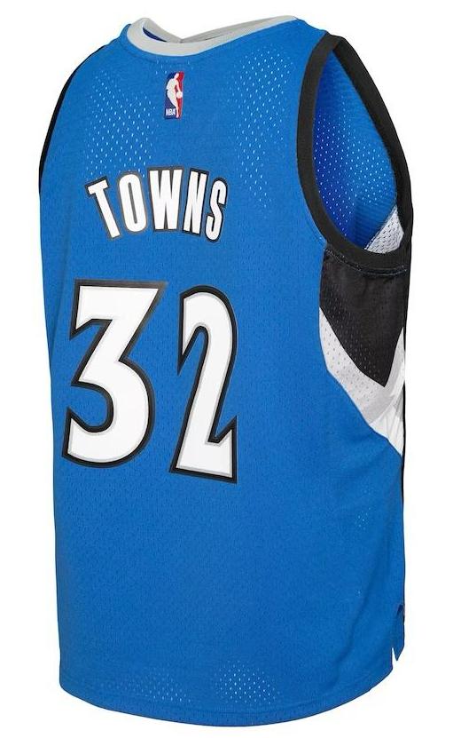 NBA Timberwolves Karl-Anthony Towns Blue 2015/16 Jersey