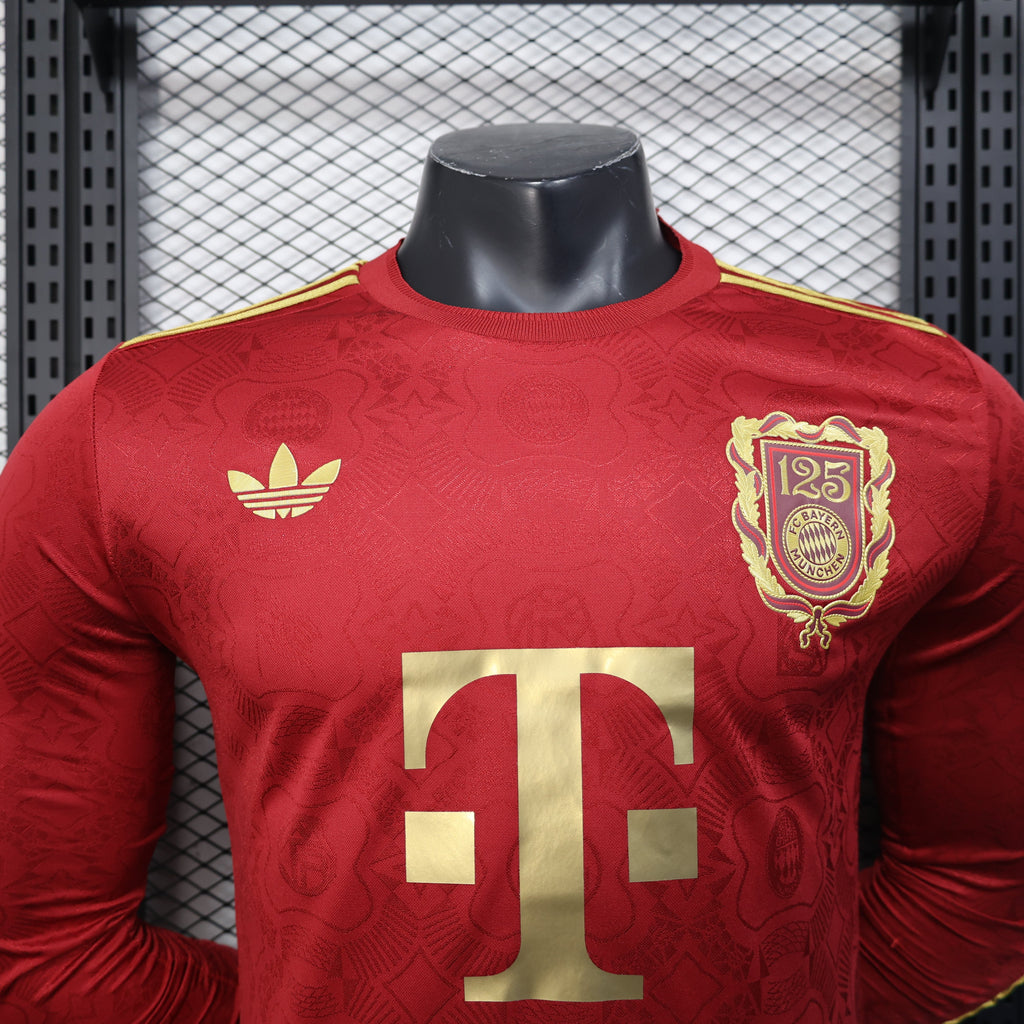 Camiseta Manga Larga Bayern de Múnich 125 Años 25/26 - Jugador