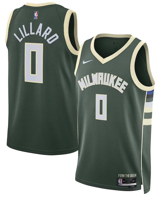 NBA Milwaukee Bucks Damian Lillard