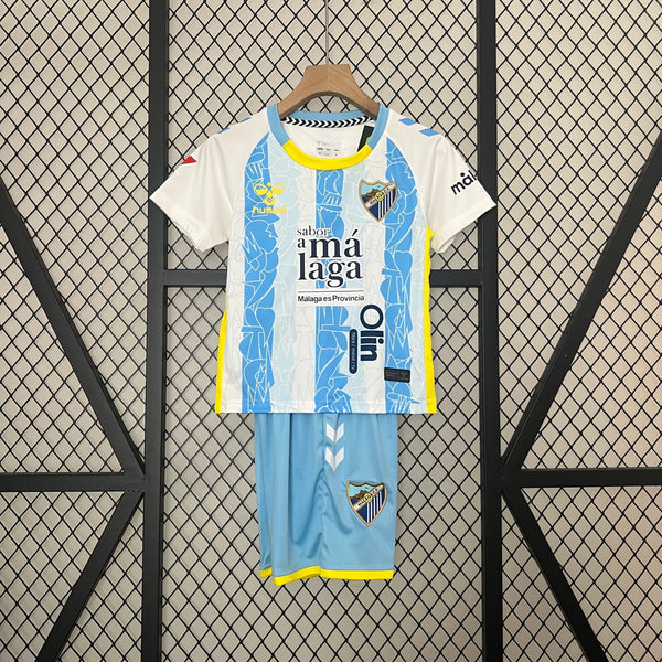 Camiseta y Pantalones para niños Málaga CF Home 24/25