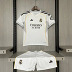 Camiseta y Pantalones para niños Real Madrid Home 25/26