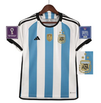 Camiseta Argentina Home 2022 - Con Patch Copa del Mundo