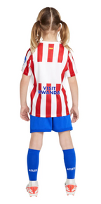 Camiseta y Pantalones para niños Atletico de Madrid Home 25/26 - Con Medias