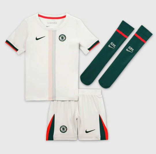 Camiseta y Pantalones para niños Chelsea Away 25/26 - Con medias