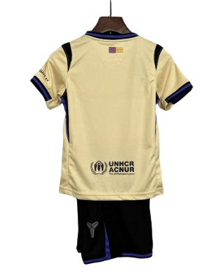 Camiseta y Pantalones para niños FC Barcelona Away 25/26