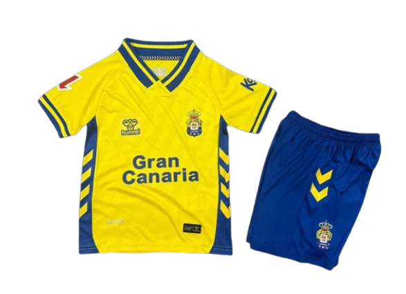 Camiseta y Pantalones para niños UD Las Palmas Home 25/26