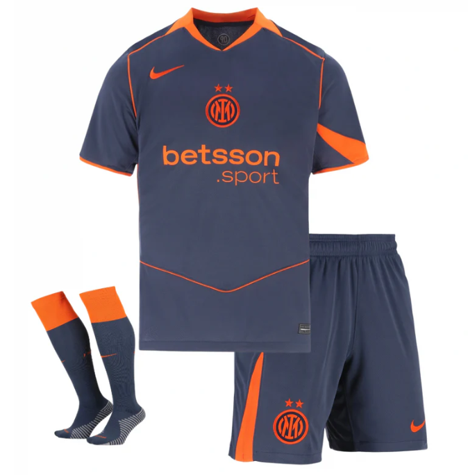 Camiseta y Pantalones para niños Inter Third 25/26 - Con Medias