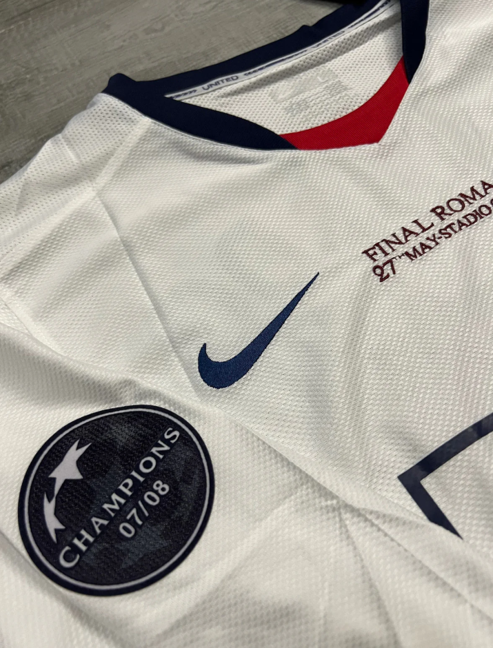 Camiseta Manga Larga Manchester United Retro 2008