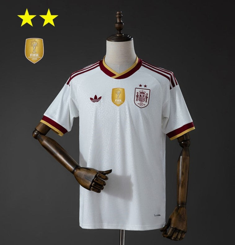 Camiseta España Away 2026/27 - Bicampeón del Mundo ⭐⭐ - Con Parche