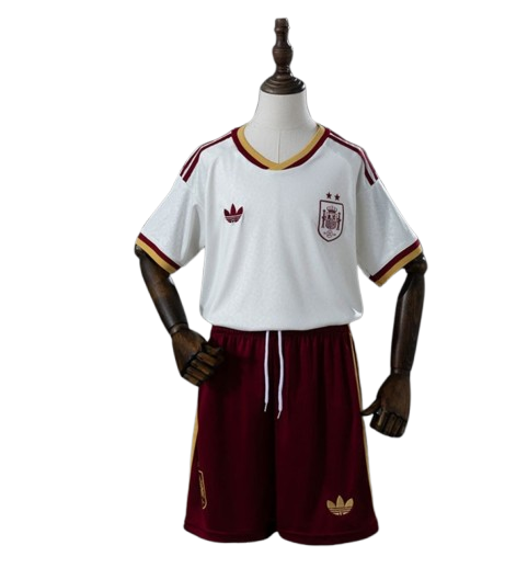 Camiseta y Pantalones para niños España Away 2026/27 - Bicampeón del Mundo ⭐⭐