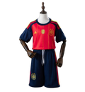 Camiseta y Pantalones para niños España Home  2026/27 - Bicampeón del Mundo ⭐⭐ - Con Parche