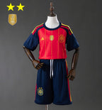 Camiseta y Pantalones para niños España Home  2026/27 - Bicampeón del Mundo ⭐⭐ - Con Parche