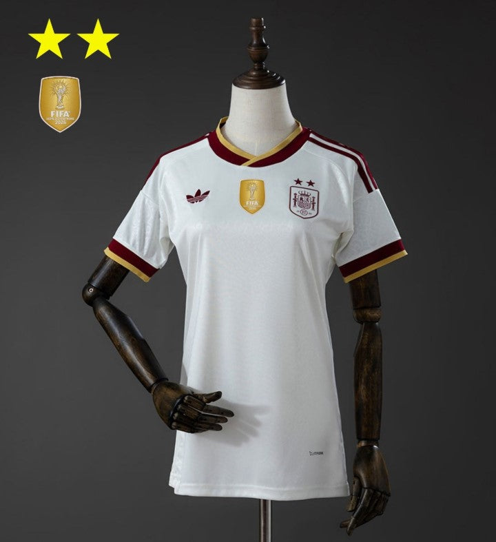 Camiseta España Away 2026/27 - Bicampeón del Mundo ⭐⭐ - Con Parche - Mujer