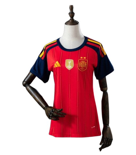 Camiseta España Home 2026/27 - Bicampeón del Mundo ⭐⭐ - Con Parche - Mujer