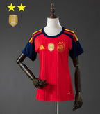 Camiseta España Home 2026/27 - Bicampeón del Mundo ⭐⭐ - Con Parche - Mujer