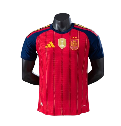 Camiseta España Home 2026/27 - Bicampeón del Mundo ⭐⭐ - Con Parche - Jugador