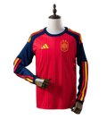 Camiseta Manga Larga España Home 2026/27 - Bicampeón del Mundo ⭐⭐