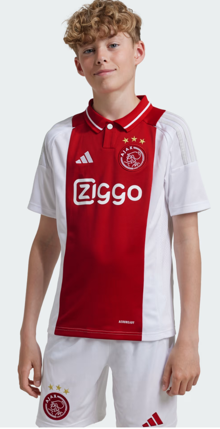 Camiseta y Pantalones para niños Ajax Home 24/25
