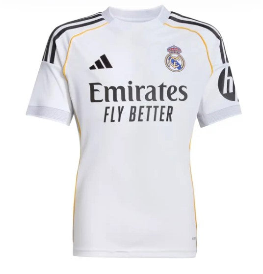Camiseta y Pantalones para niños Real Madrid Home 25/26 - Con Medias